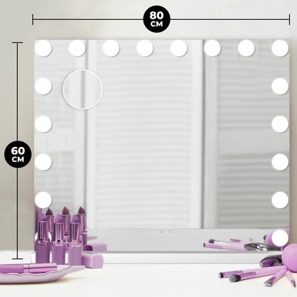 Hollywood Spiegel met verlichting - 80x60 - 5x Vergroting