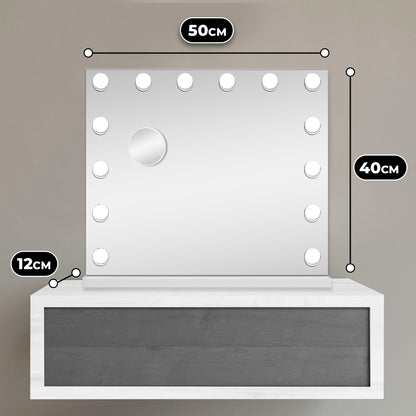 Hollywood Spiegel - 50x40cm - 10x Vergroting