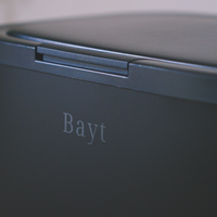 Bayt Prullenbak met pootjes 53 liter - Touch Bin Prullenbak - Zwart - Baytliving