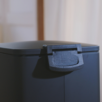 Bayt Prullenbak 60 liter - Pedaalprullenbak - Zwart - 69 x 45 x 37 cm - Baytliving