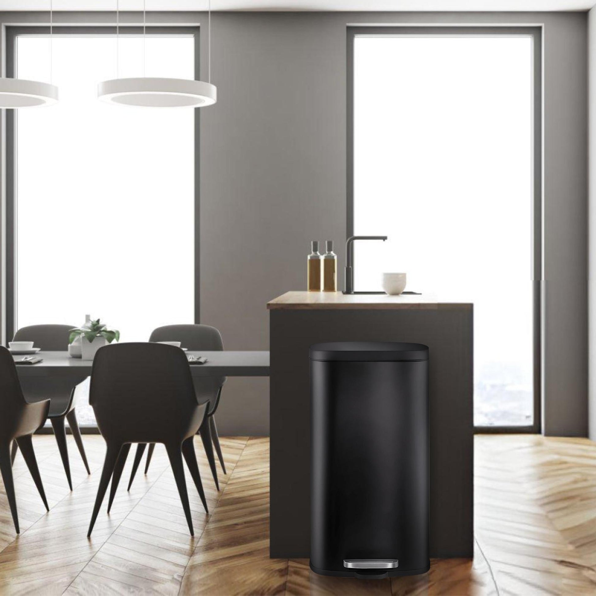 Bayt Prullenbak 30 Liter – Pedaalemmer - Baytliving