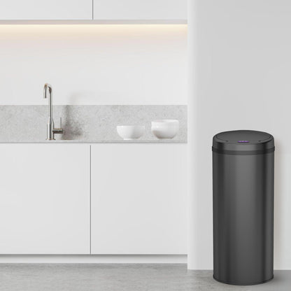 Bayt Prullenbak sensor 50 liter zwart - Baytliving