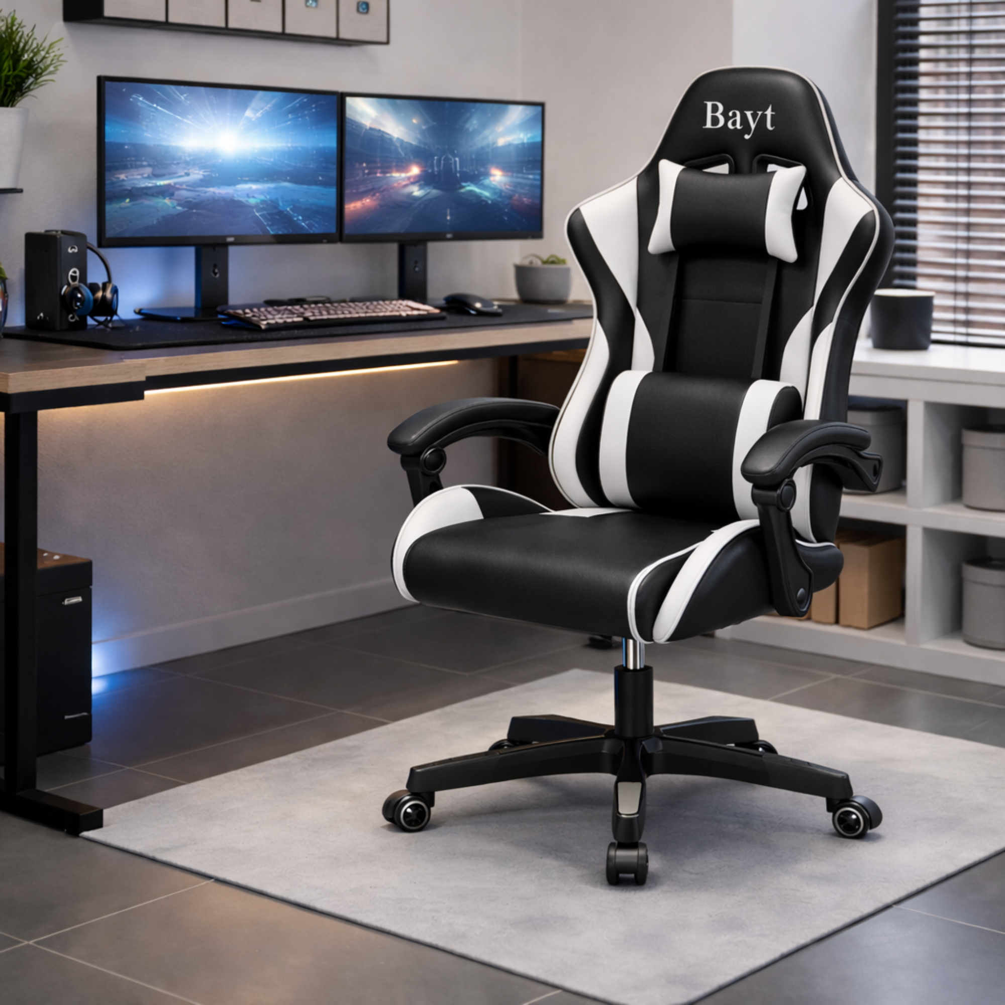 Bayt Gamestoel Wit - Baytliving