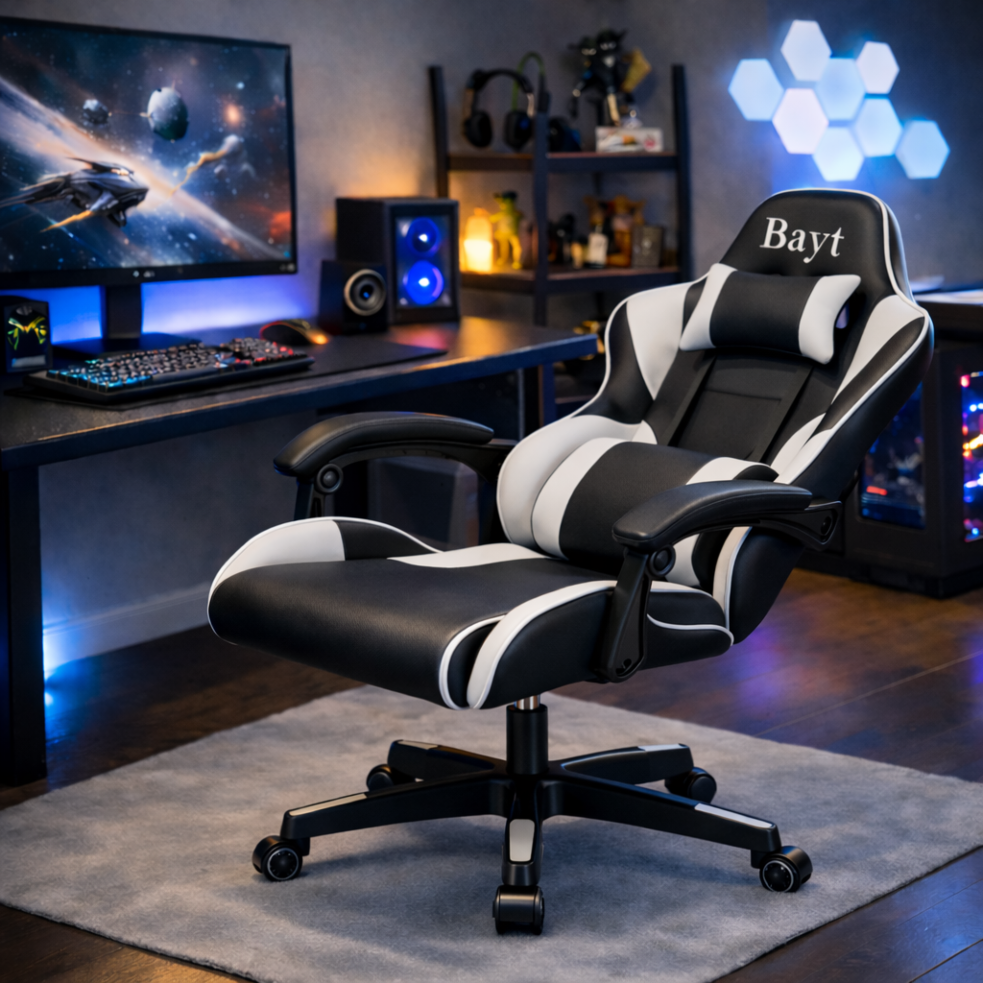 Bayt Gamestoel Wit - Baytliving