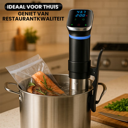 Bayt Sous Vide Stick Zwart - Precisie Slowcooker tot 95°C - Touchscreen & Nauwkeurige Temperatuur