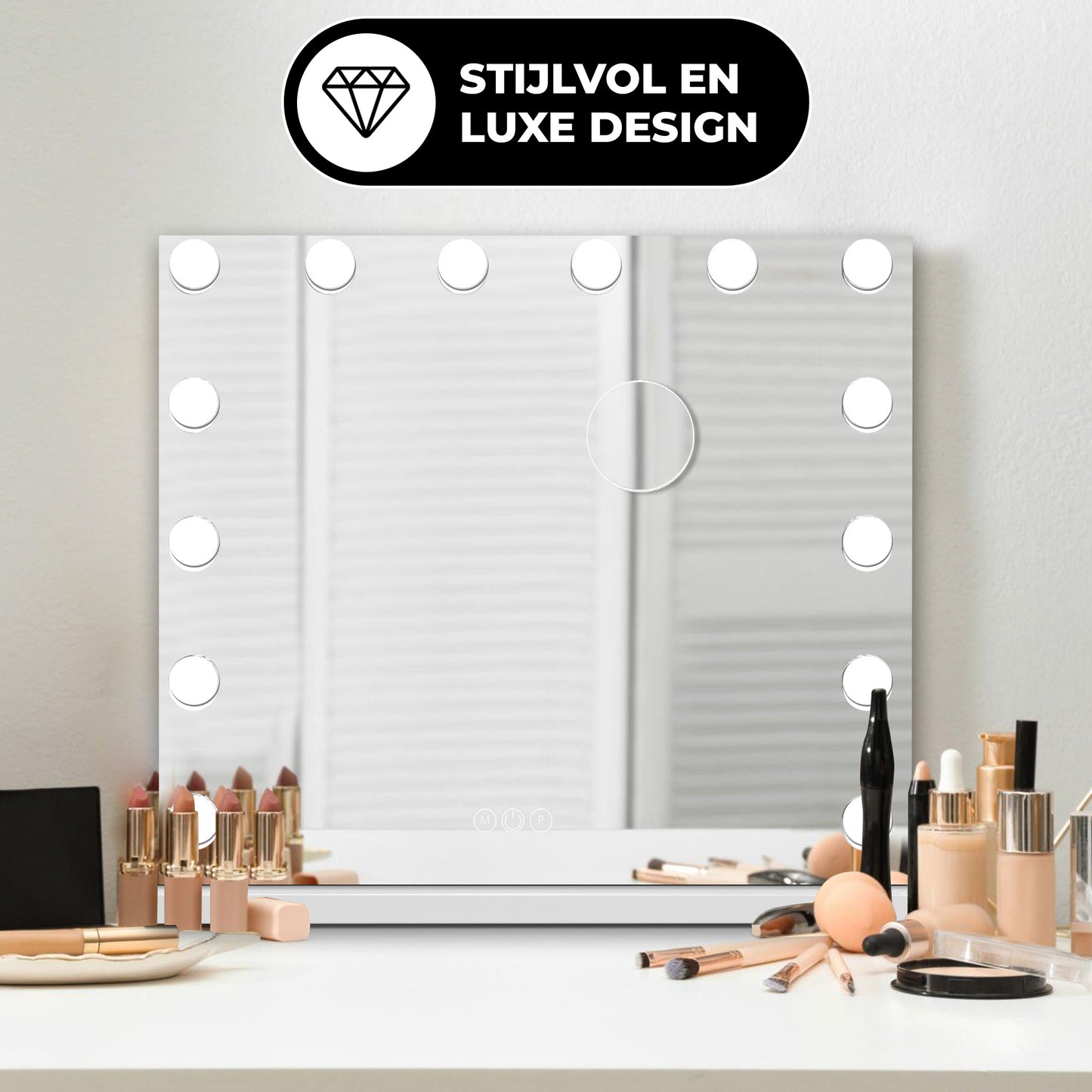 Hollywood Spiegel - 50x40cm - 10x Vergroting