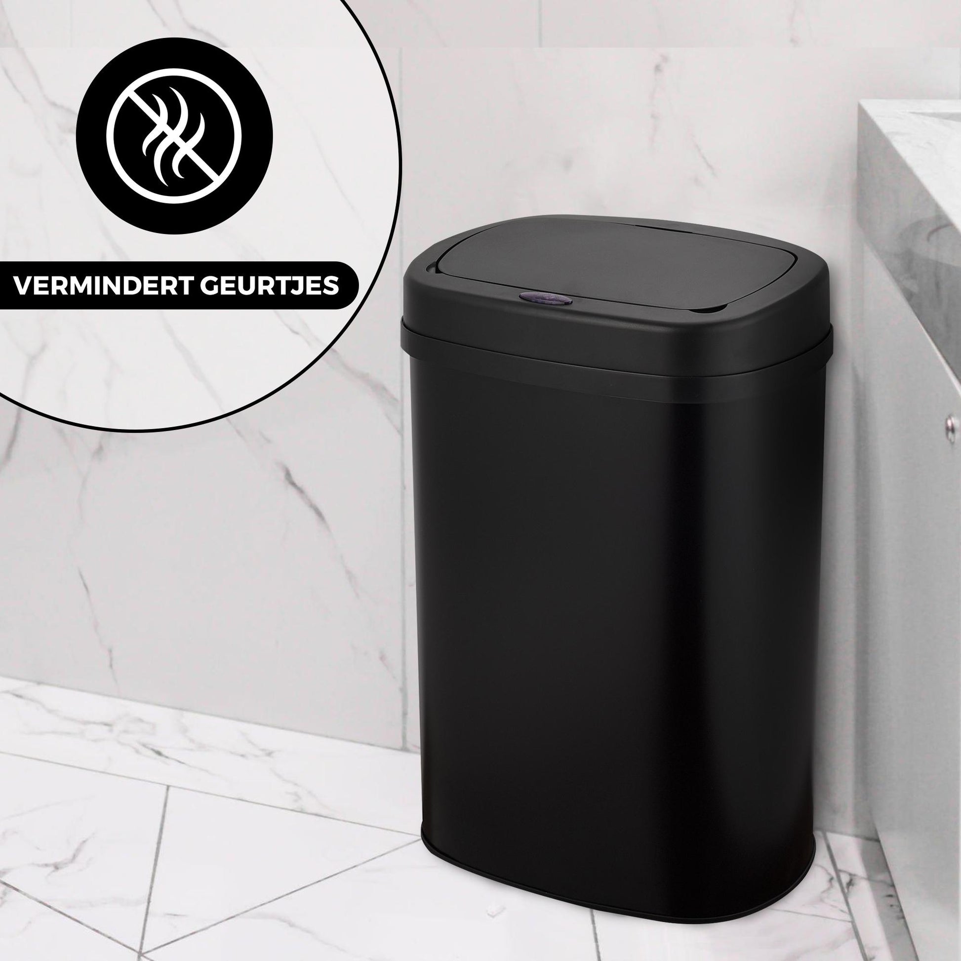 Bayt Prullenbak met Sensor – 60L - Baytliving