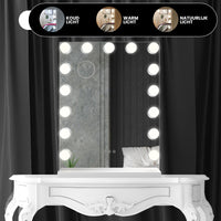 Hollywood Spiegel – 60×43Cm - Wit - Baytliving