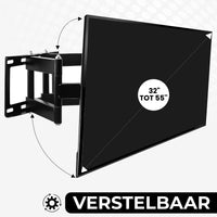 Bayt TV Beugel - TV Muurbeugel - Draaibaar - Kantelbaar - 32 Inch tot 55 inch - Tot 40 kg - Zwart - Baytliving
