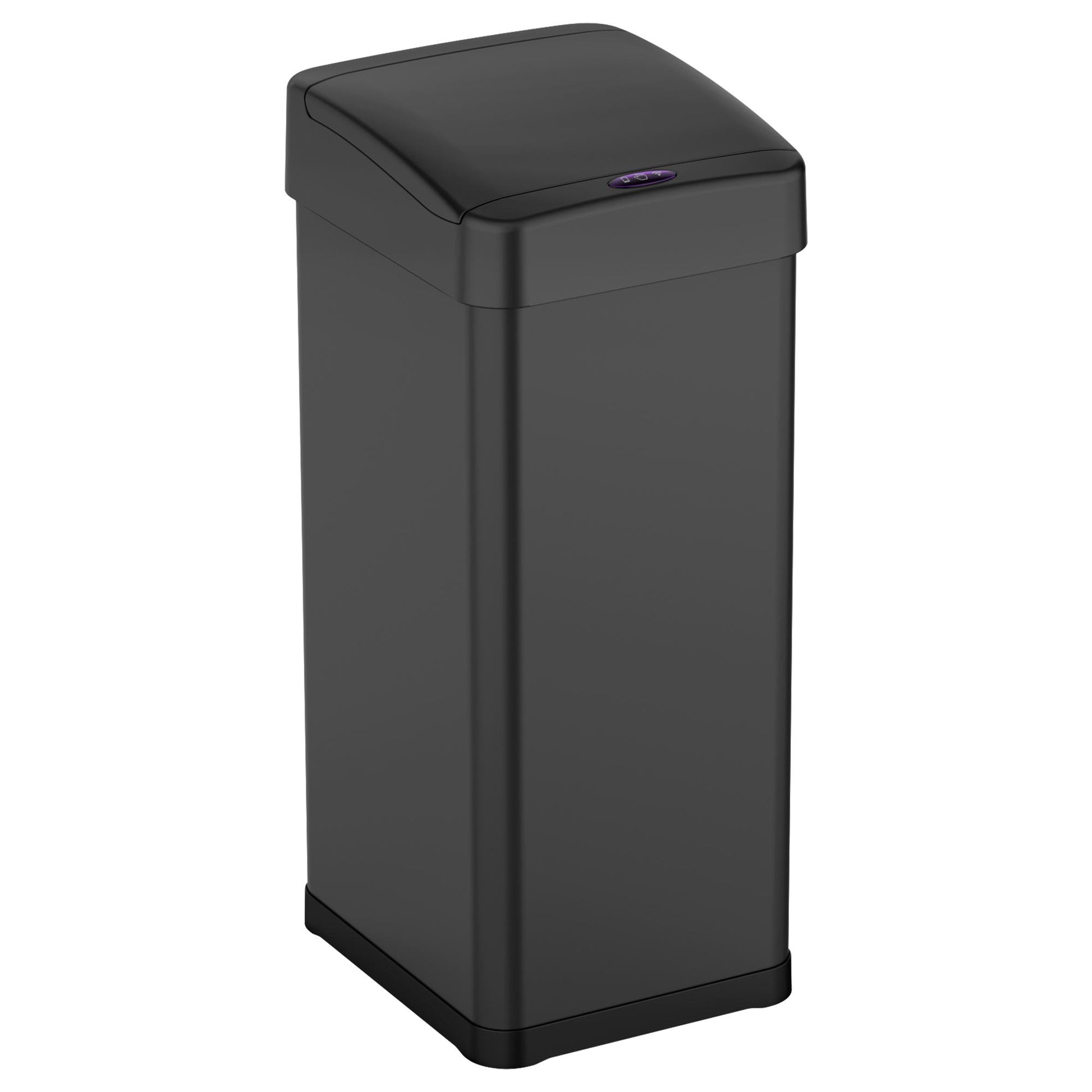 Bayt 60L Sensor Prullenbak, Vierkant, Zwart - Baytliving