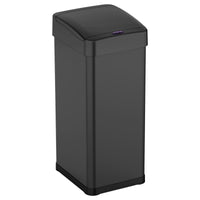 Bayt 60L Sensor Prullenbak, Vierkant, Zwart - Baytliving