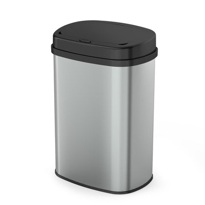 Bayt Prullenbak – 60L – Touch bin – Zilver - Baytliving