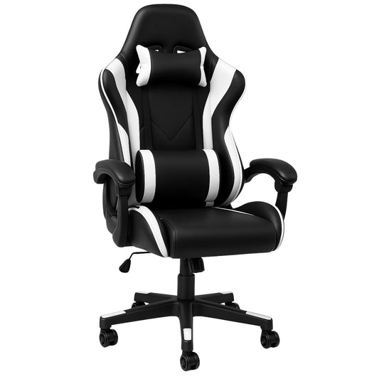 Bayt Gaming Stoel - Wit/Zwart