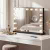 Hollywood Spiegel 58 x 46 cm met 10x Vergroting - Zwart