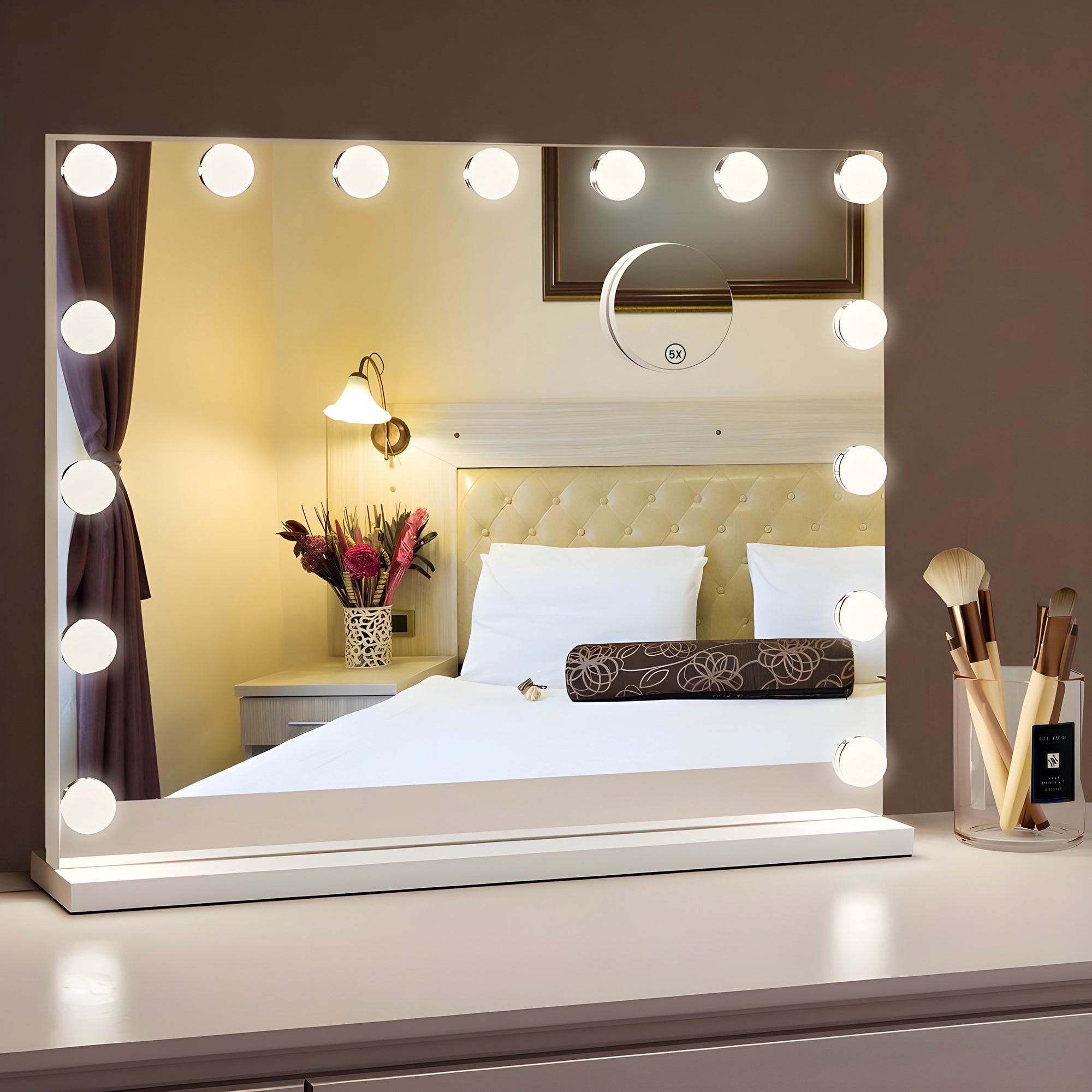 Hollywood Spiegel - 58x46cm - 5x Vergroting - Baytliving