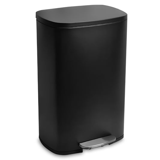 Bayt Prullenbak 50 Liter – Pedaalprullenbak - Zwart - Outlet