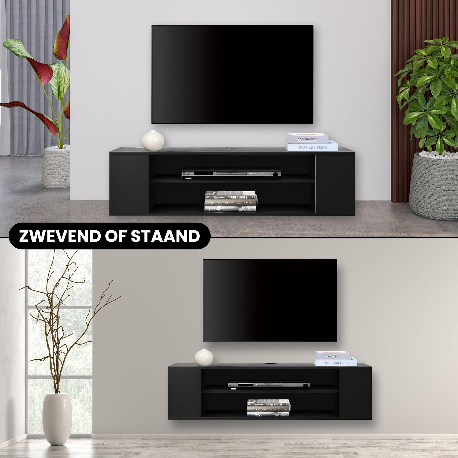 Bayt TV Meubel – Zwart - Baytliving