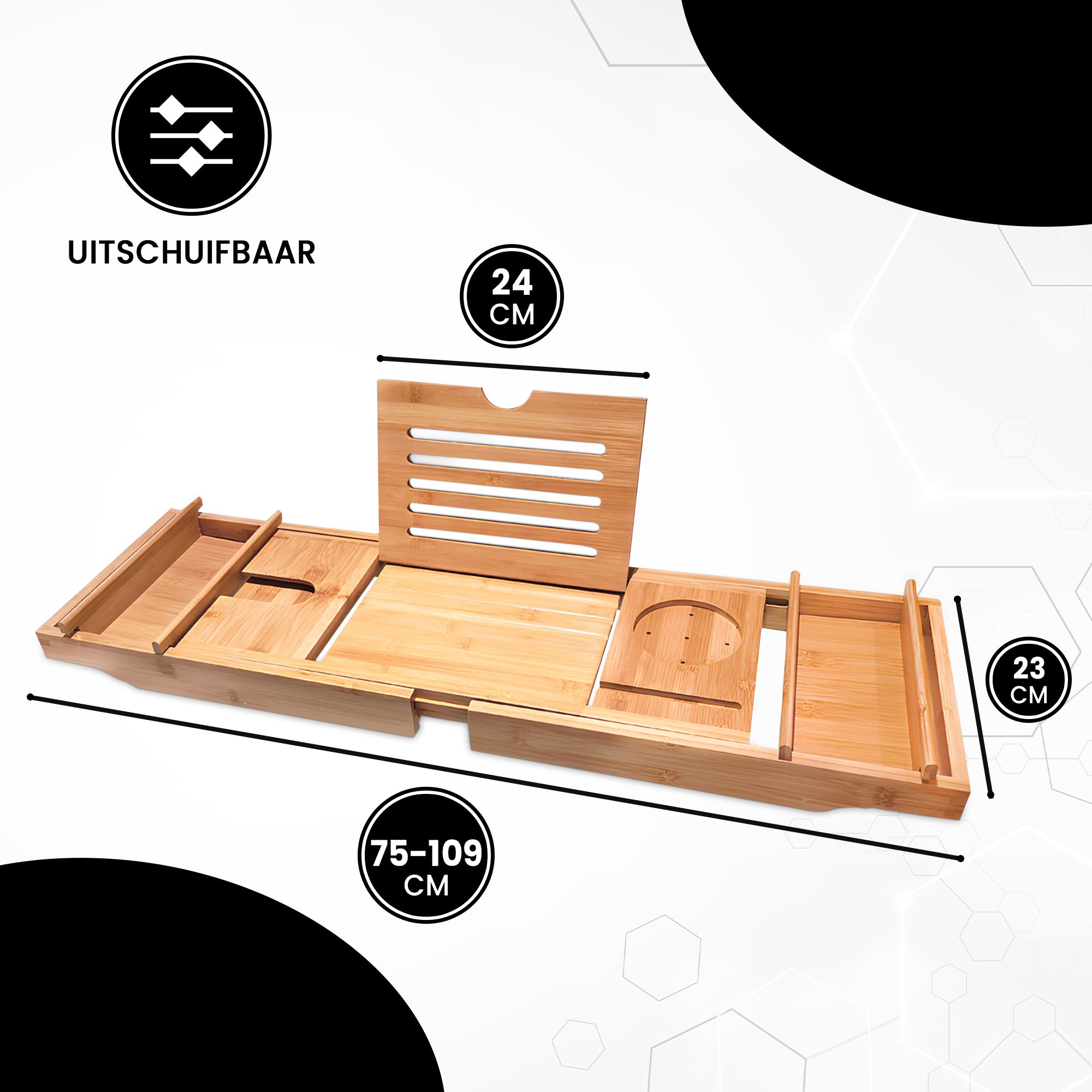 Bayt Badplank Houtkleurig - Baytliving