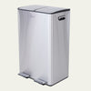 Bayt Prullenbak 60 liter - 2x30L Pedaalprullenbak - Chrome- Outlet