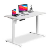 Bayt Zit-Sta Bureau – In Hoogte Verstelbaar – 120 x 60 cm – Wit - Baytliving