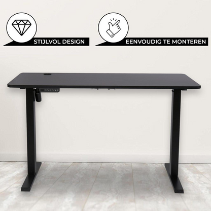 Zit-Sta Bureau Elektrisch Verstelbaar – 120 x 60 cm – Zwart - Baytliving