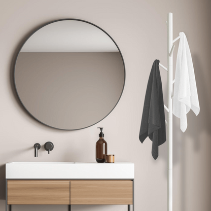 Bayt Staande Kapstok Hout 8 Haken- Wit - Baytliving