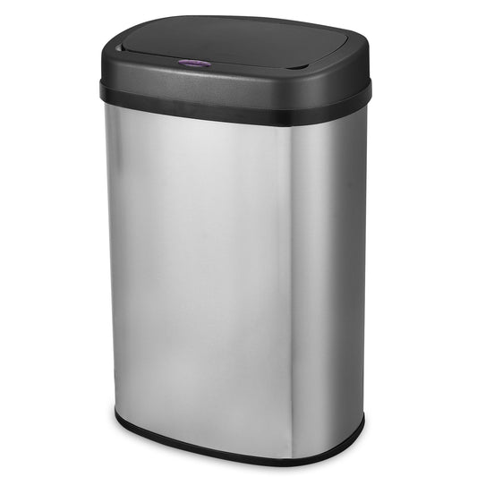 Bayt Prullenbak 60 liter - Sensor Prullenbak - Zilver - Outlet