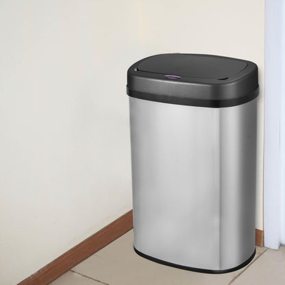 Bayt Prullenbak 60 liter - Sensor Prullenbak - Zilver - Outlet