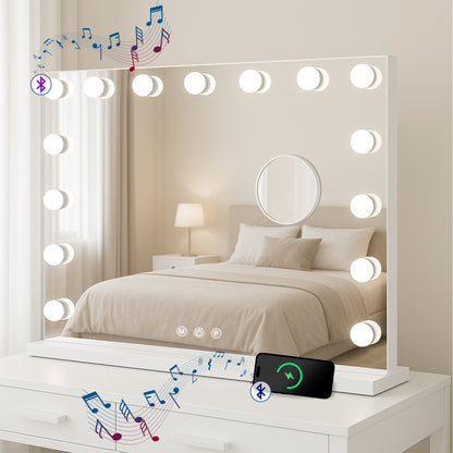 Bayt Hollywood Spiegel - Met bluetooth - 58x46cm