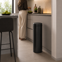 Bayt Prullenbak 50 liter - Sensor Prullenbak - Zwart - Baytliving